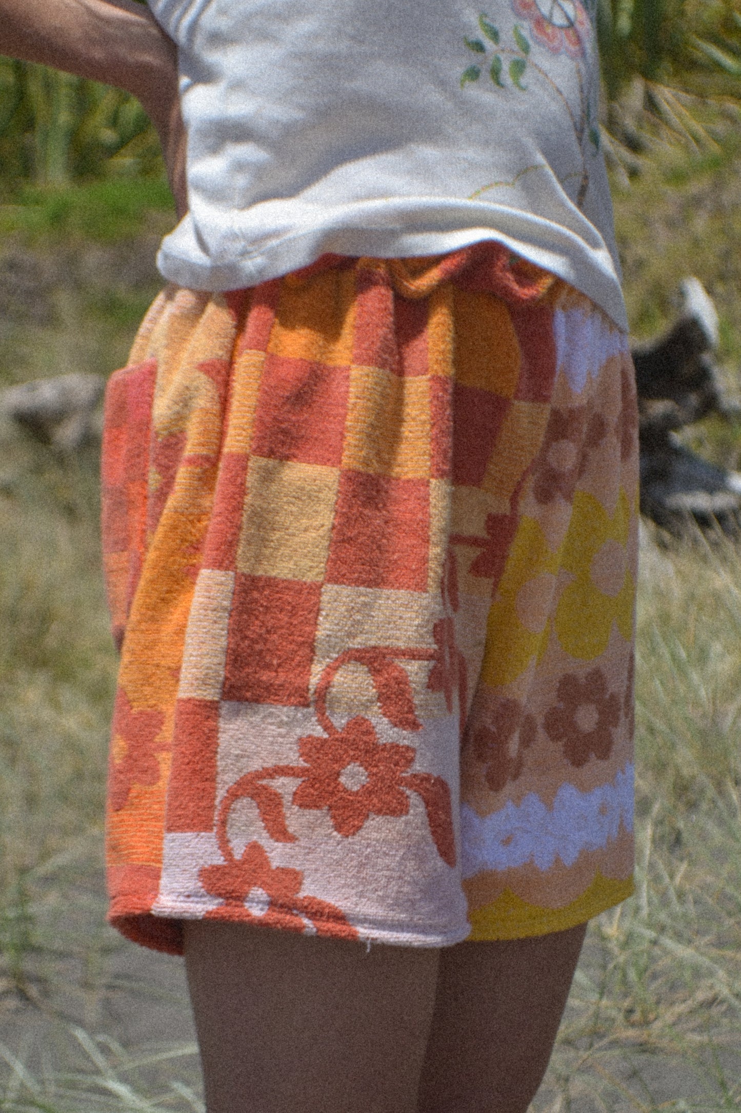 Checked Peachy Shorts